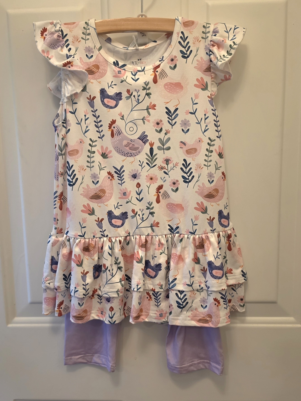 Pete+Lucy "CHARLOTTES CHICKENS" 2pc Set